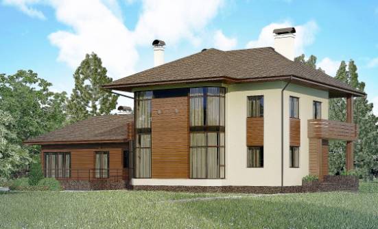 300-001-П Проект двухэтажного дома, классический домик из кирпича Симферополь | Проекты домов от House Expert