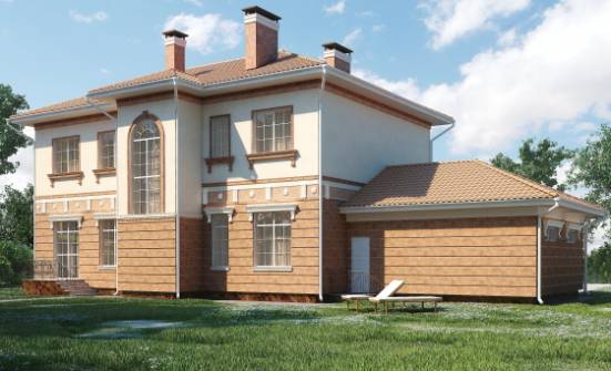 285-001-Л Проект двухэтажного дома, гараж, современный домик из кирпича Симферополь | Проекты домов от House Expert