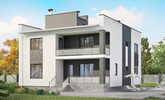 225-001-П Проект двухэтажного дома, просторный дом из блока Симферополь | Проекты домов от House Expert