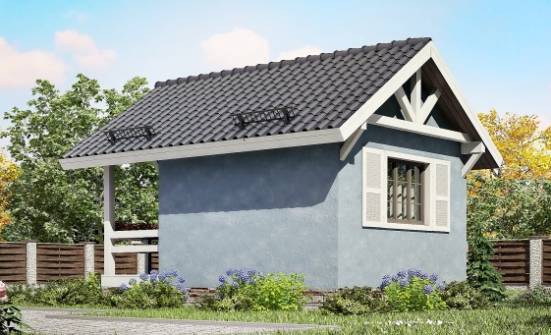 020-001-Л Проект одноэтажного дома, доступный домик из дерева Симферополь | Проекты одноэтажных домов от House Expert