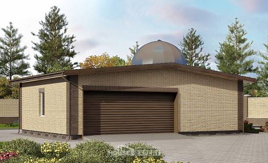 075-001-Л Проект гаража из кирпича Симферополь | Проекты домов от House Expert