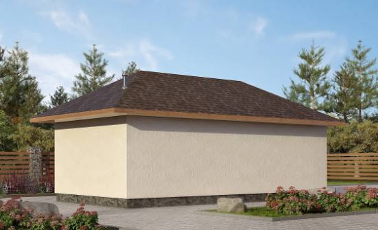 040-001-П Проект гаража из поризованных блоков Симферополь | Проекты домов от House Expert