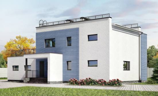 180-012-Л Проект двухэтажного дома и гаражом, уютный домик из кирпича Симферополь | Проекты домов от House Expert