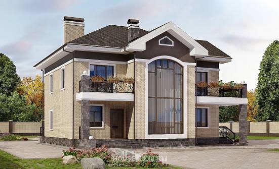 200-006-П Проект двухэтажного дома, просторный дом из кирпича Симферополь | Проекты домов от House Expert