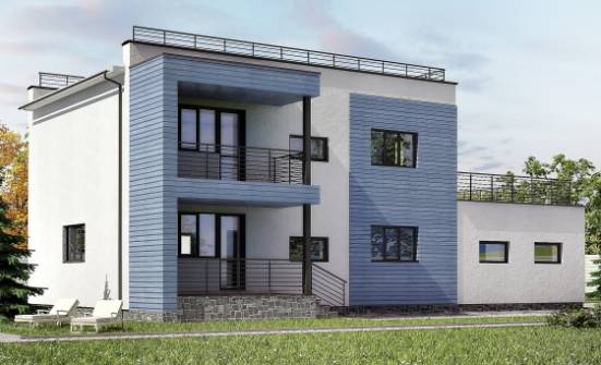 180-012-Л Проект двухэтажного дома и гаражом, уютный домик из кирпича Симферополь | Проекты домов от House Expert