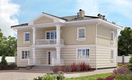 210-005-Л Проект двухэтажного дома, классический дом из твинблока Симферополь | Проекты домов от House Expert