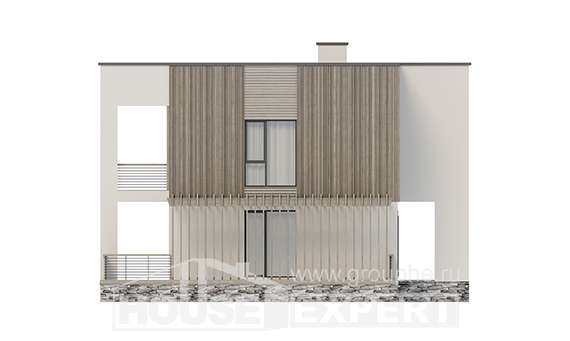 150-017-П Проект двухэтажного дома, экономичный дом из твинблока Симферополь, House Expert