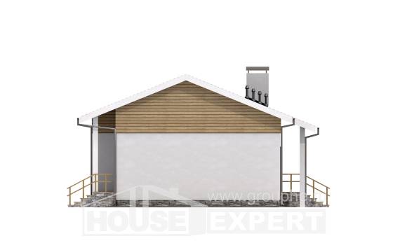 080-004-П Проект одноэтажного дома, классический дом из бризолита Симферополь, House Expert