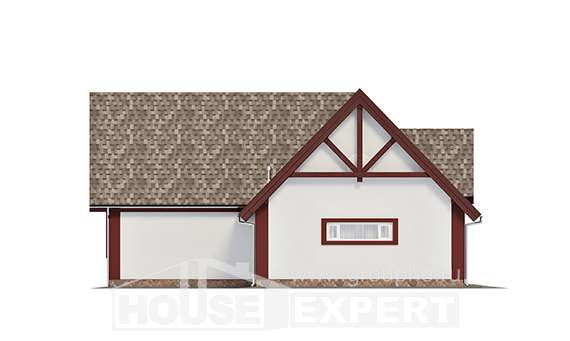 145-002-Л Проект гаража из арболита Симферополь, House Expert