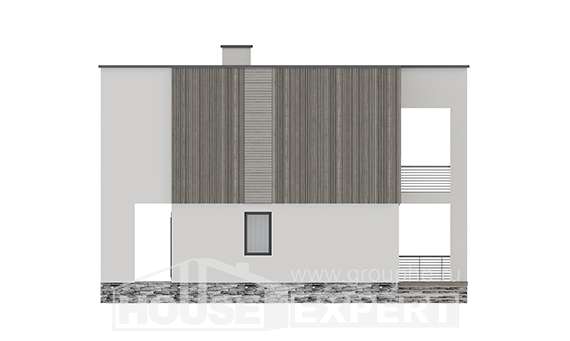 150-017-П Проект двухэтажного дома, недорогой загородный дом из твинблока Симферополь, House Expert