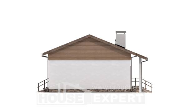 080-004-Л Проект одноэтажного дома, современный домик из бризолита, Симферополь